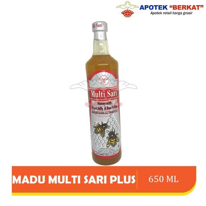 

Madu Lebah Plus Multisari Multi Sari Pure Honey Bee Pollen Royal Jelly