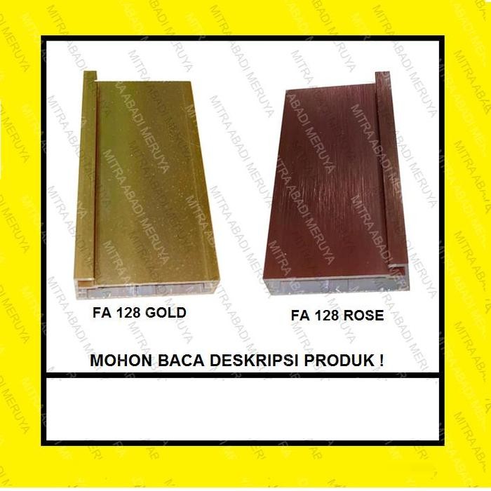 Profil Frame Handle Alumunium Aluminium HUBEN FA 128 FA128 FA-128