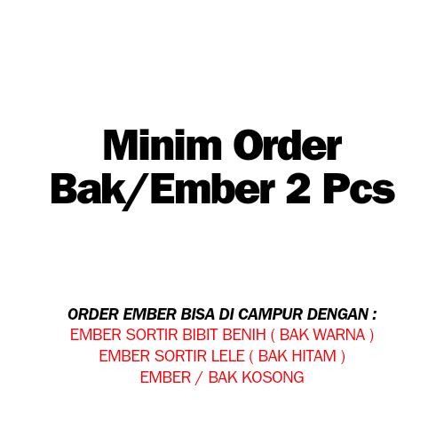 BAK SORTIR IKAN LELE EMBER SORTIR IKAN LELE KONSUMSI - BIBIT masih ready