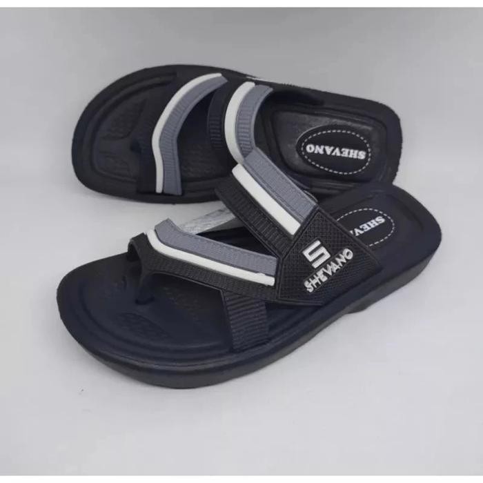 Terbaru Sandal Slop Sendal Selop Cowok Pria Dewasa Jumbo 33-44 Shevano Murah Terbaru Kekinian