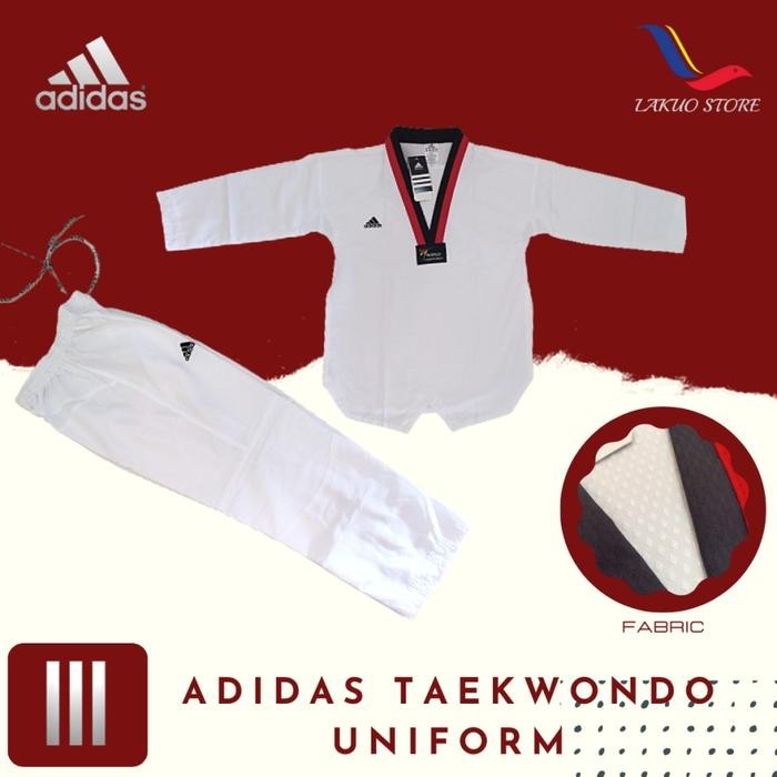 DOBOK ADIDAS ELITE FIGHTER / UNIFORM TAEKWONDO / SERAGAM TAEKWONDO