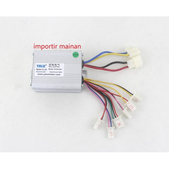 controller brush YALU 36V 500W controller sepeda listrik mr jacky