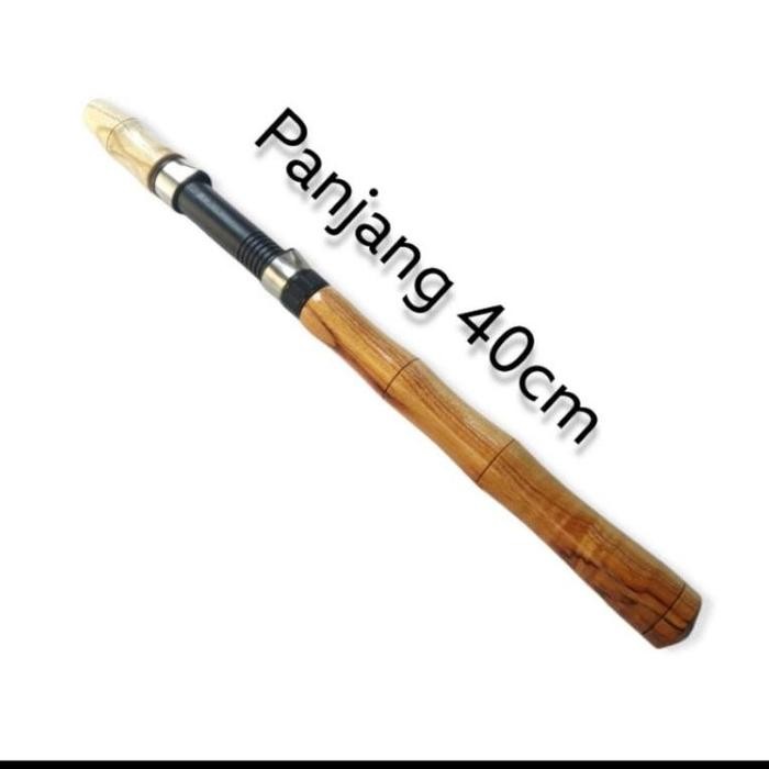 Gagang Joran Kayu Jati Polos