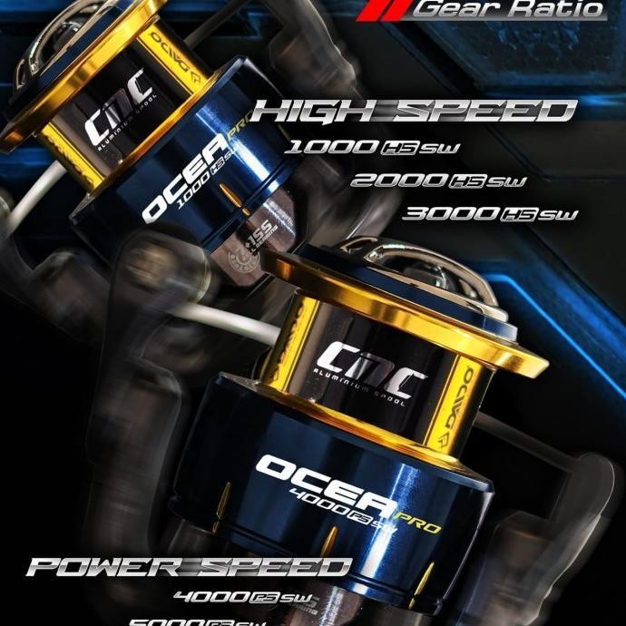 REEL DAIDO OCEA PRO SW HS 1000-5000 PG POWER HANDLE