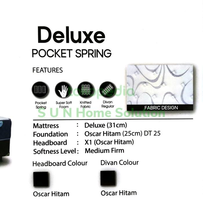 Kasur Springbed Central Deluxe Pocket Spring