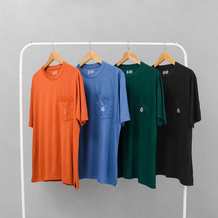 AYA Kaos Oversize Pocket - Katun Bambu
