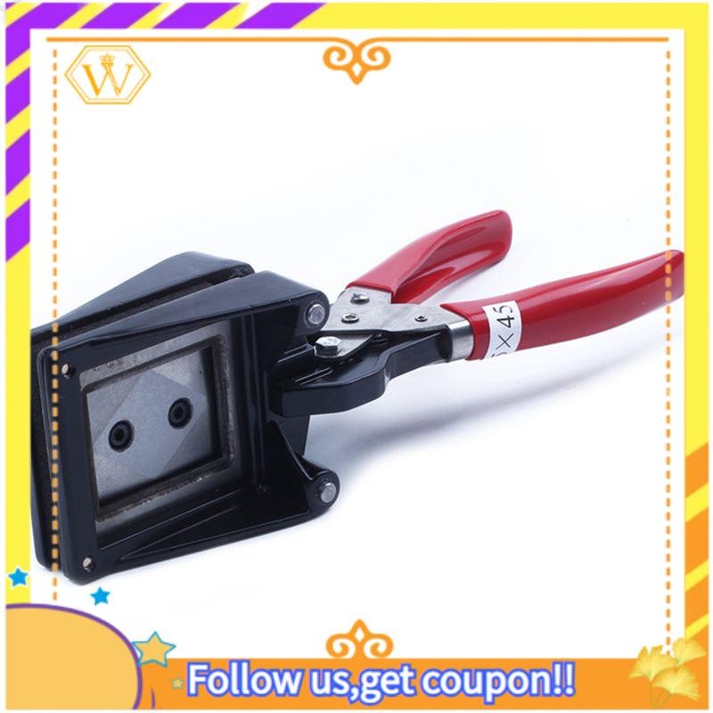 

Latest-2X Passport ID License Photo Cutter Picture Punch 35Mm X 45Mm