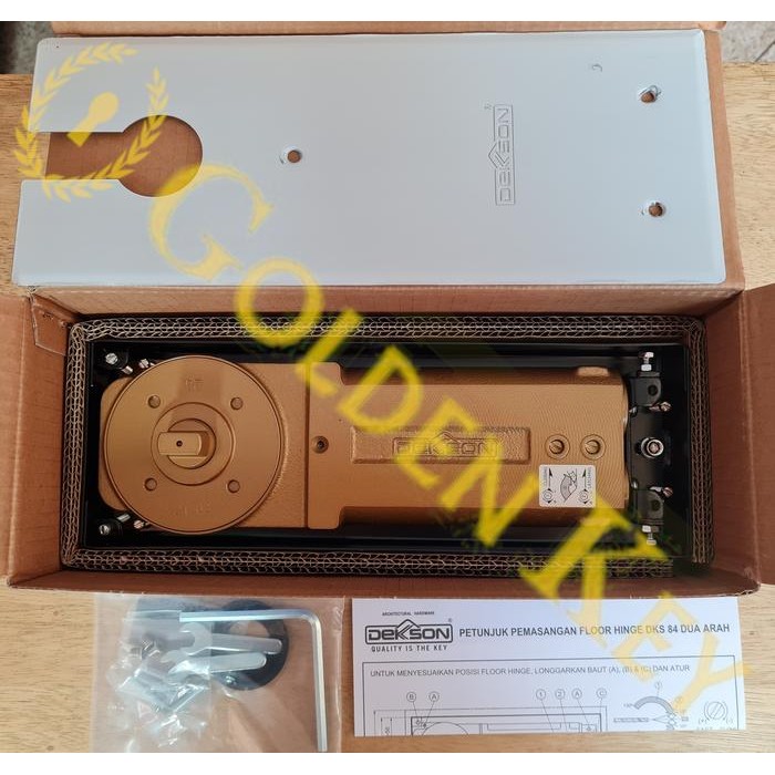 Floor Hinge Dekson Dekkson 84 BO Engsel Tanam Pintu Kaca Aluminium