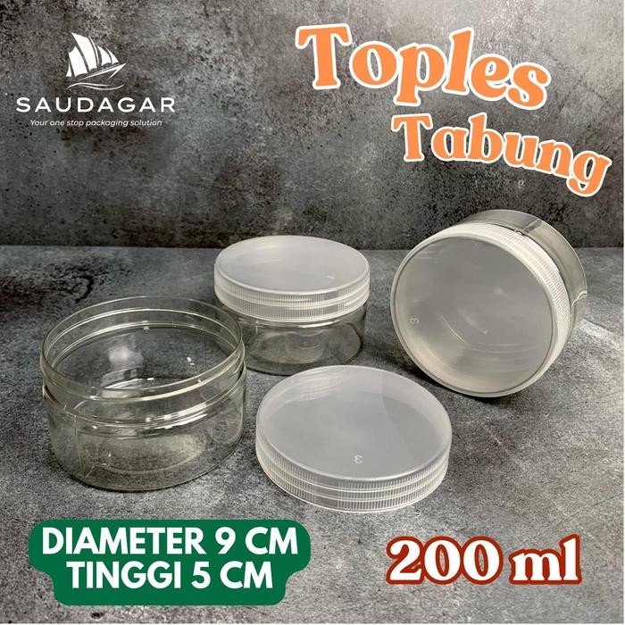 

Toples Tabung Plastik Tebal 200ml 400ml 600ml 800ml 1ml