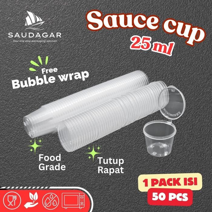 

Mika cup saus sambal kecap / Sauce cup ukuran 25 ml
