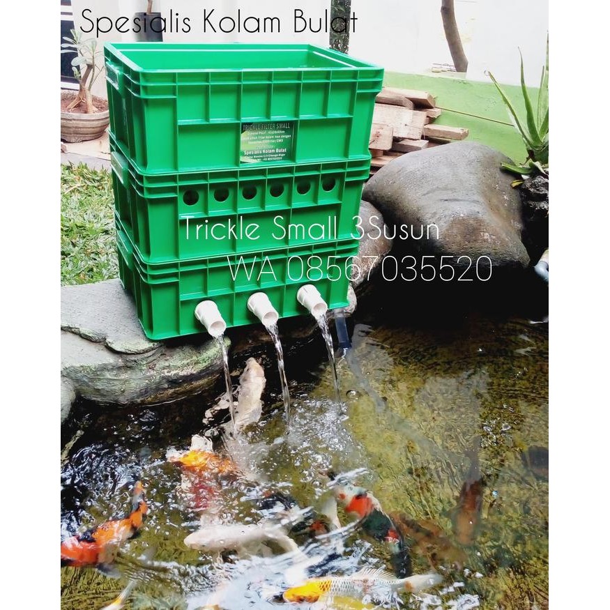 FILTER KOLAM KOI 3SUSUN TRICKLE FILTER SMALL