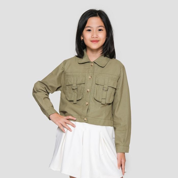 Nevada Cargo Tali Kemeja Anak Perempuan 121761738