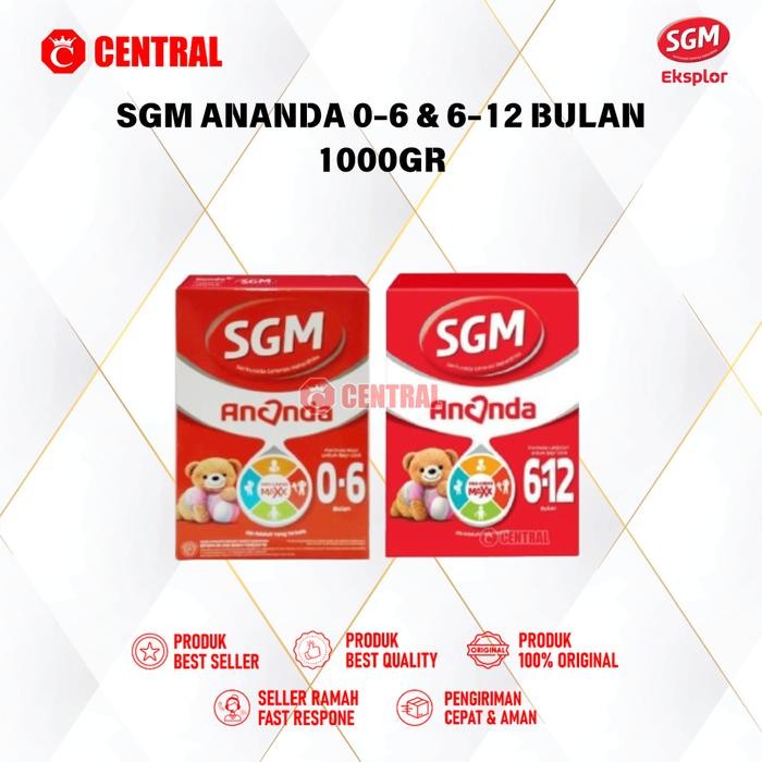 

SGM ANANDA (0-6) DAN (6-12) 1000gram