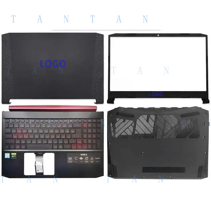 New for Aspire Nitro 5 AN515-43 AN515-54 Laptop LCD Back Cover front Bezel Upper Palmrest Bottom
