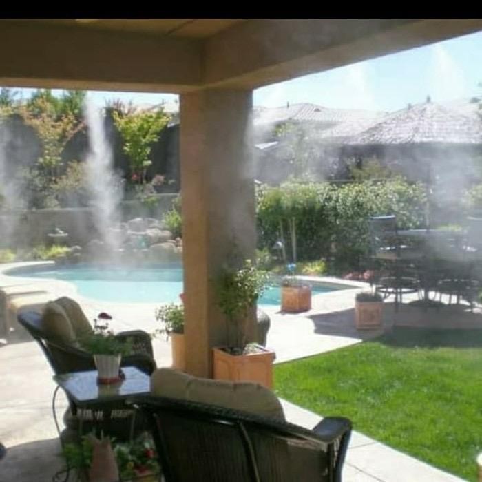 Hemat Mesin Embun Kabut Walet 17 Titik Nozzle Spayer Misting Kabut Walet