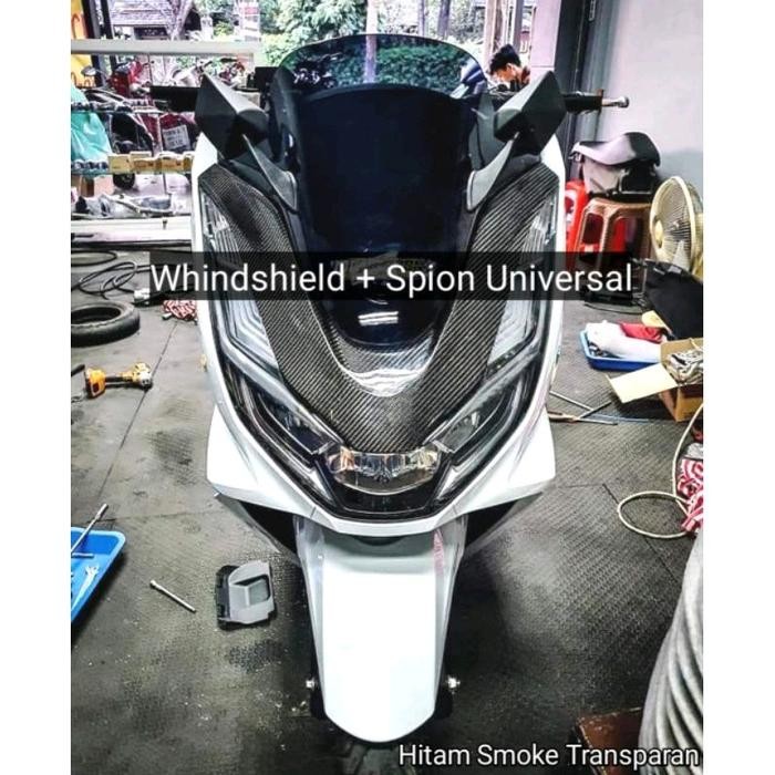 visor pcx 160 plus spion windshield pcx 160 2024 KEBAWAH Aksesoris Motorcycle