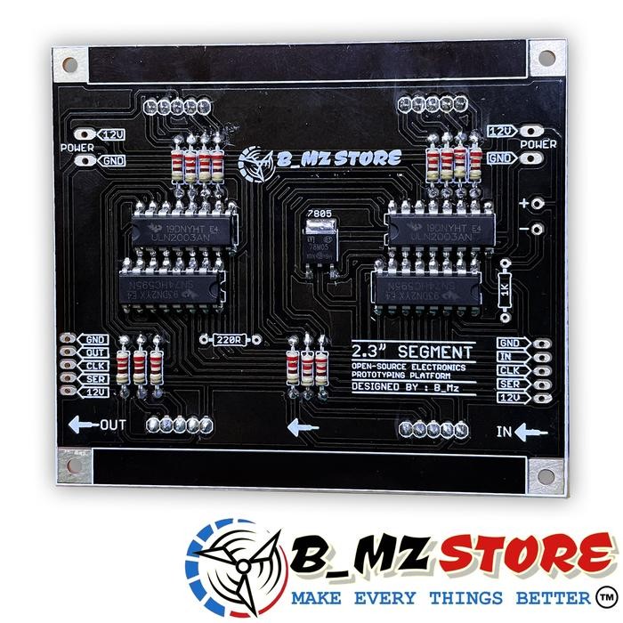 Modul 7 Segment 2,3 Inch (74Hc595+Uln2003) Berkualitas