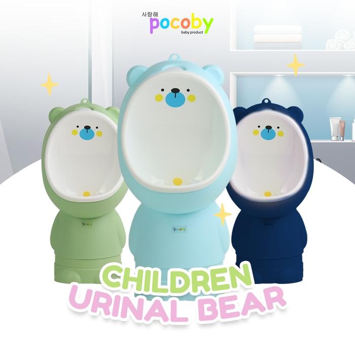 Children Urinal Bear Pocoby Urinoir Anak Pispot Berdiri Pasti Diskon