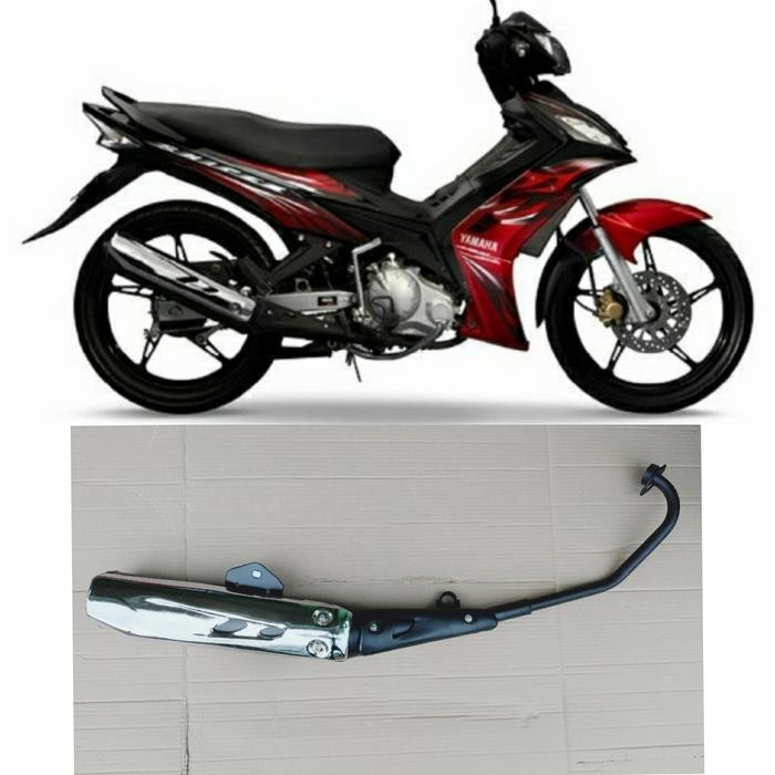 KNALPOT STANDAR JUPITER MX LAMA 135CC 2005-2010