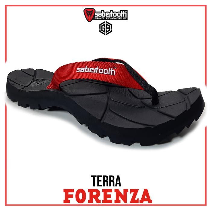 SABERTOOTH Sandal Gunung Traventure Pria Wanita Terra Forenza Sendal Jepit Kasual