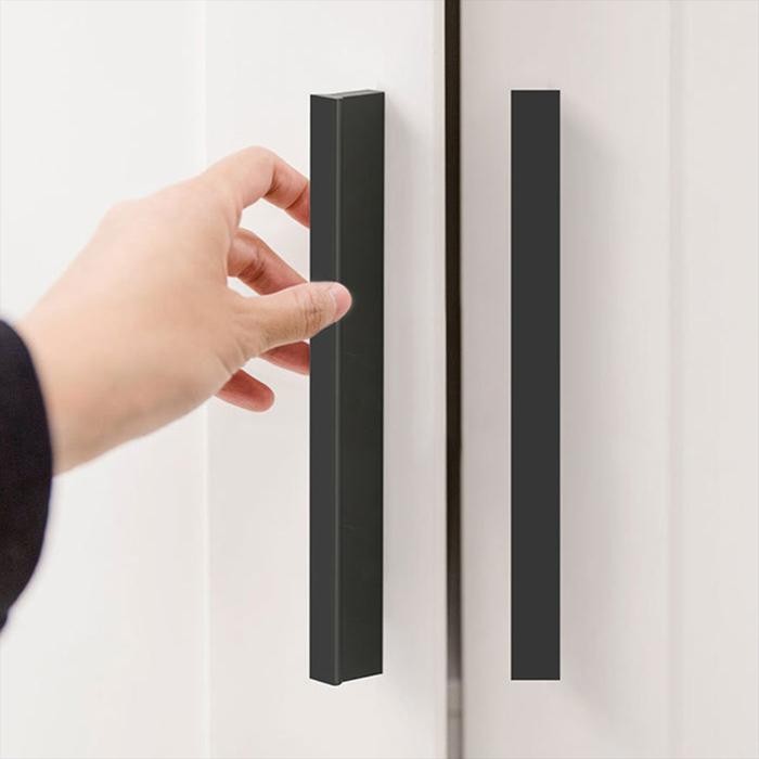 1 Meter Handle Laci Minimalis Hitam Handel Pintu Lemari Panjang Handle Lemari ng Pintu Lemari *