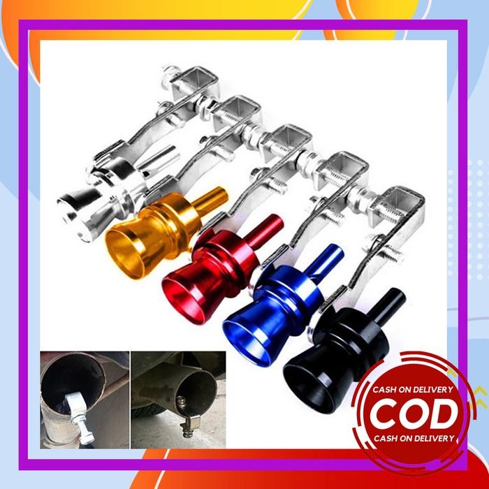 Fake Turbo Whistler Penyiul Knt Mobil Motor Pipe Sound Muffler *