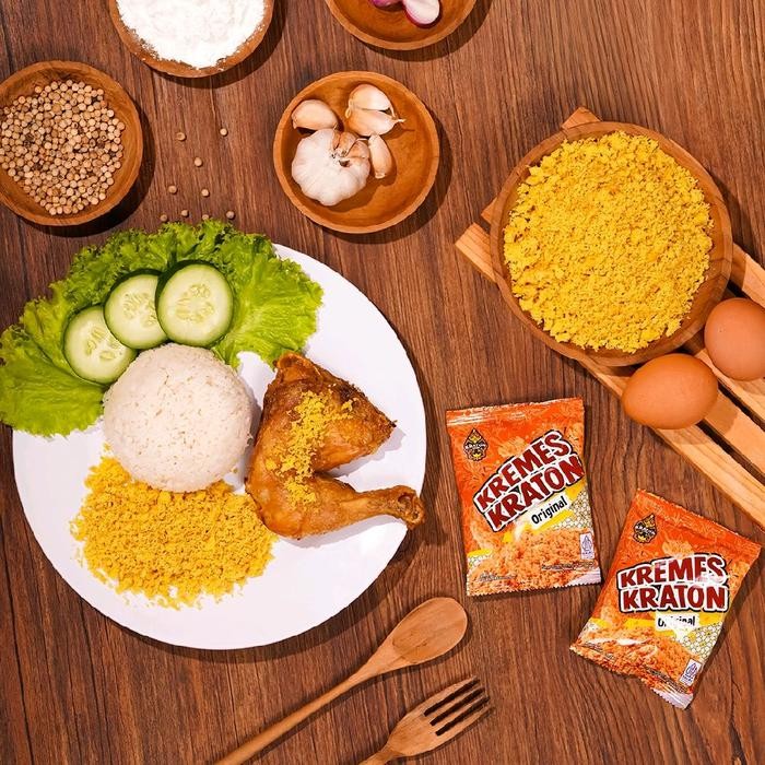 

New (40 Sachet) Kremes Kraton Sachet 16g - 4 Renceng Original, Pedas Daun Jeruk, Keju, Jagung Bakar