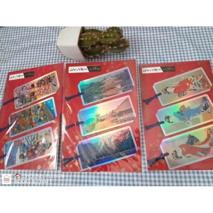 

Bookmark / Pembatas Buku HOLOGRAM JEPANG IMPORT ORI