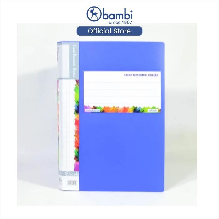 

Bambi Dokumen Folder Folio Isi 60 Pocket Tipe Document Pocket Edisi Display Book All Color Original