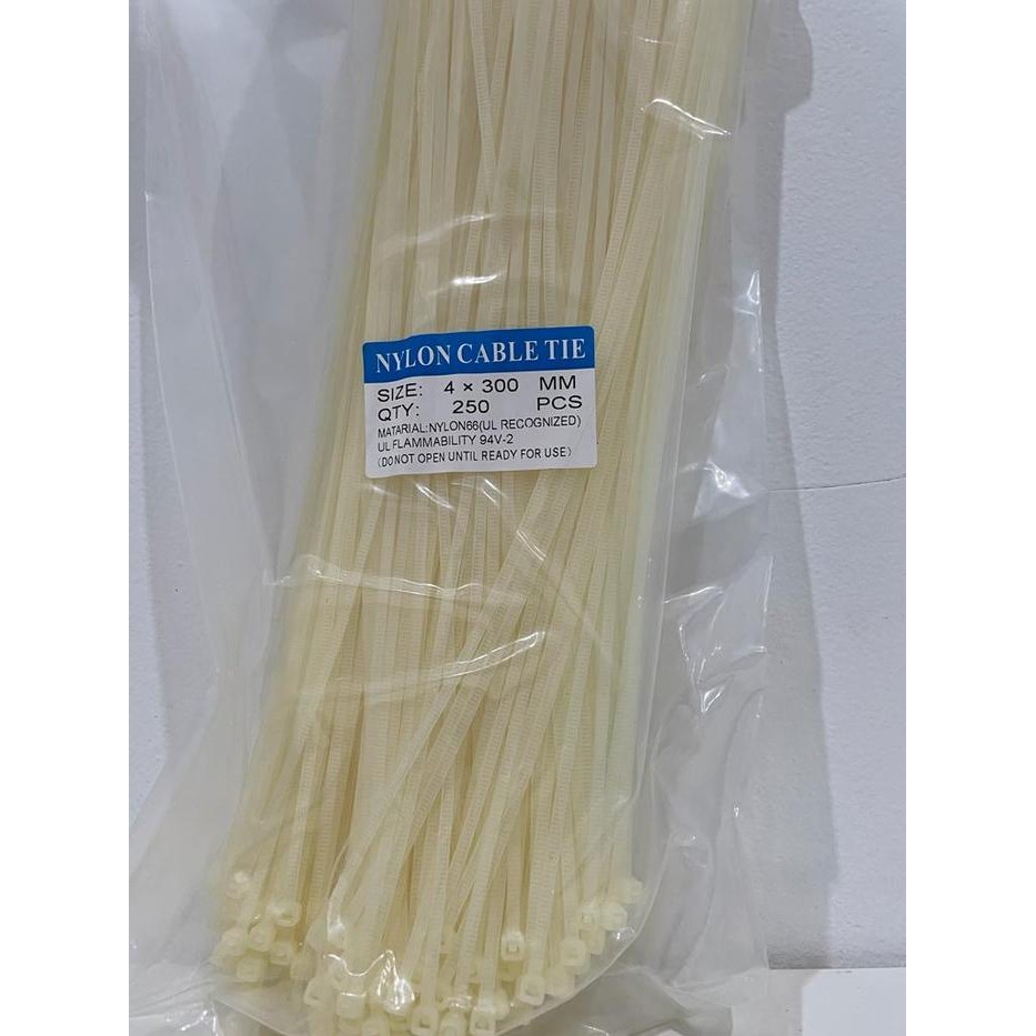 

Kabel Ties 30 cm / Kabel Tis 4x300mm ISI 250 PCS