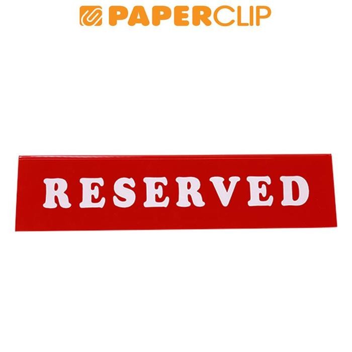 

ACRYLIC HOLDER SIGN HOLDER TABLE RESERVED