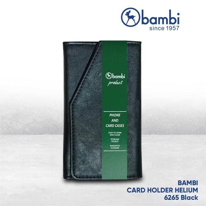 

Bambi Card Holder Exclusive Helium Include Wallet Swift Black Original