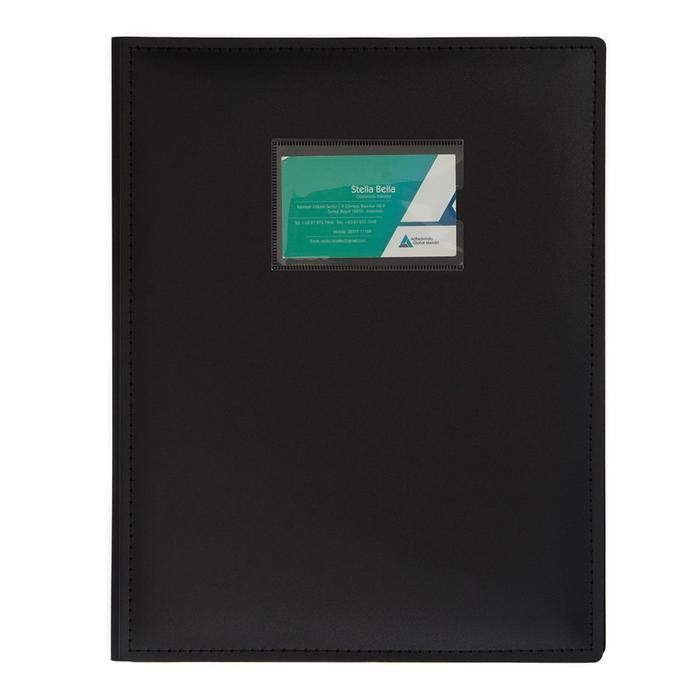 

Bantex Exclusive Display Book 24 Pocket Black