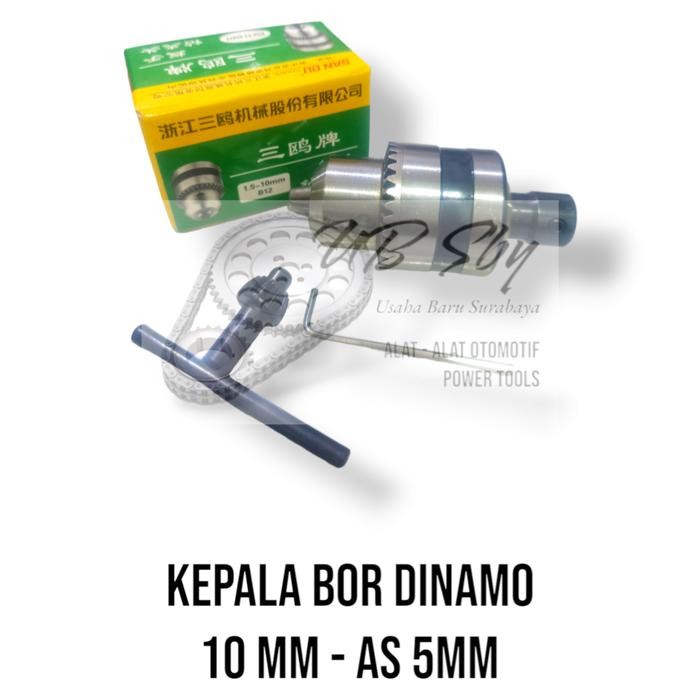 SET KEPALA BOR MINI CHUCK DINAMO 10MM TERMURAH