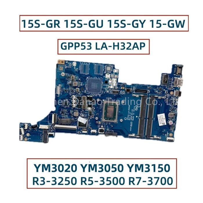 LA-H32AP For HP 15S-GR 15S-GU 15-GR 15S-GY 15-GW 255 G8 Laptop Motherboard With YM3020 YM3150U R3-32