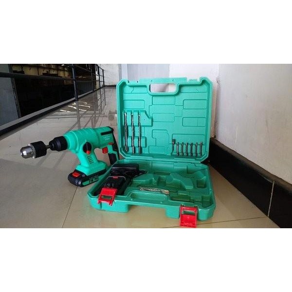 CORDLESS DRILL NRT HX 13 DC / BOR BATERAI BETON ROTARY HAMMER SDS NRT TERMURAH