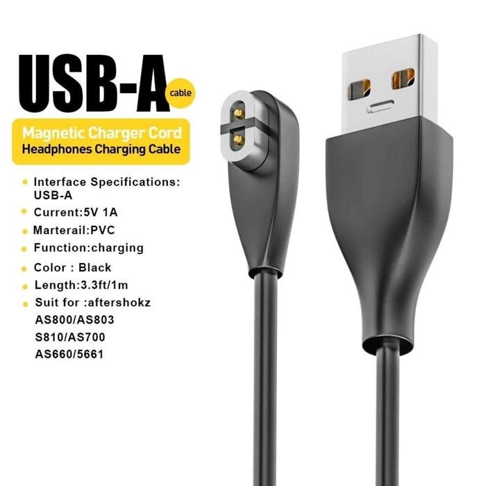 Shokz arging Cable for Shokz OpenRun OpenRun ni Shokz Aeropex