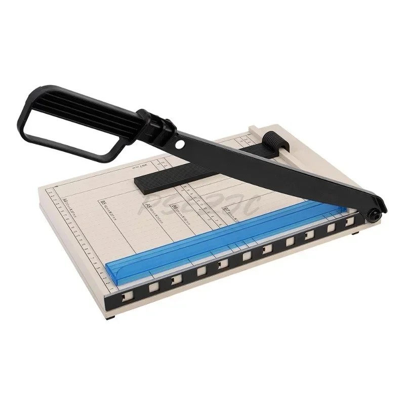 

A4 Paper Cutter with Safety Protection and Detachable Blade Pressure Strip, Lightweight Manual Small