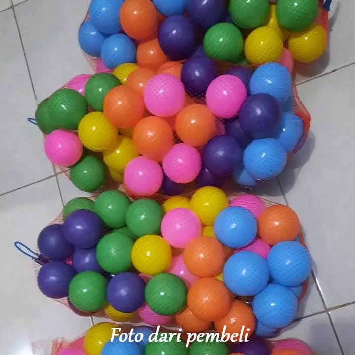 Promo Bola Warna Plastik / Bola Mandi Bola Anak (Sni) Isi 200 Pcs Tbk
