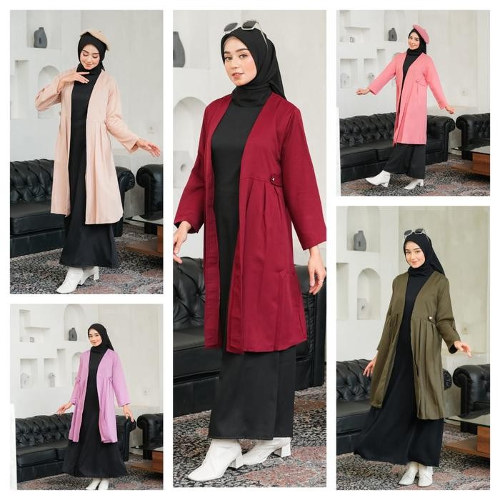 Set Outer + Inner Itycrepe Premium Baju Wanita