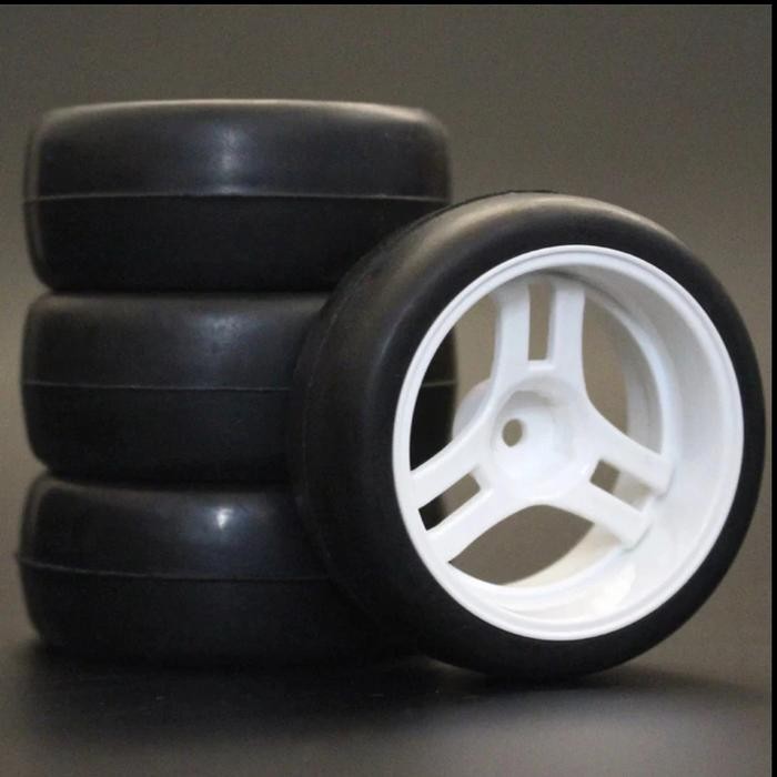 1pcs velg + ban slick touring RC 1/10 TM HSP tamiya wltoys lrp mst zd