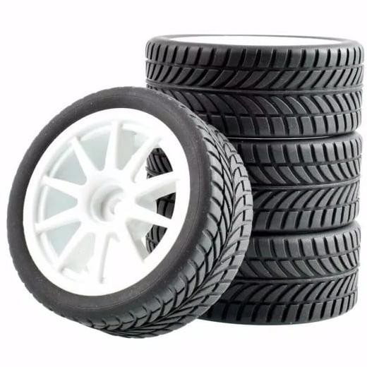 1pcs velg + ban onroad touring RC 1/10 TM HSP kyoso wltoys lrp sakura