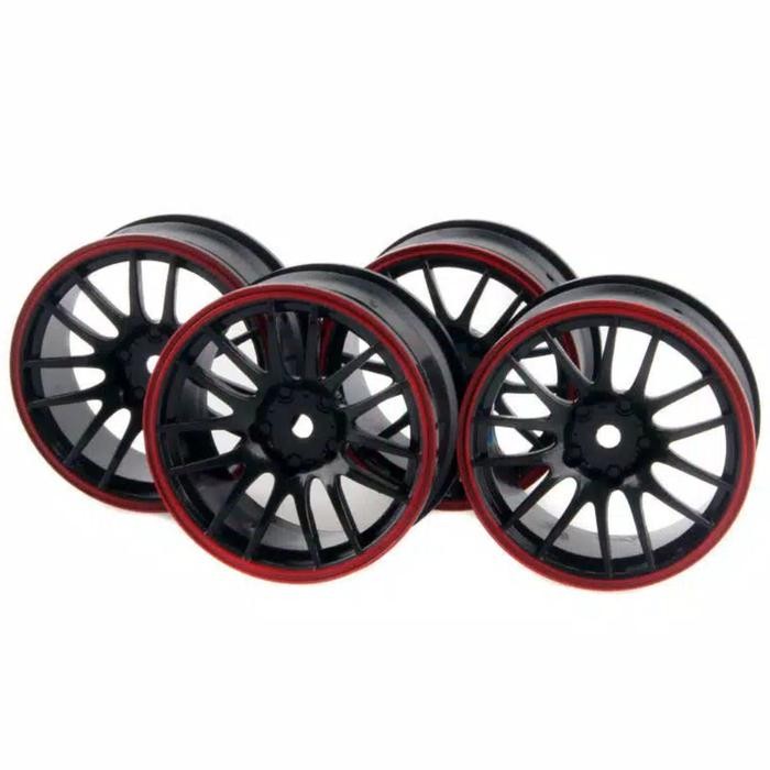 1pcs velg RC 1/12 1/10 1/16 hsp tamiya TM onroad kyoso wltoys drift