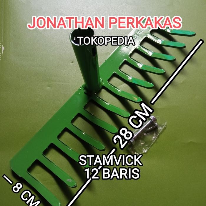 garukan stamvick 12baris/garukan got 12baris/garukan sampah 12baris