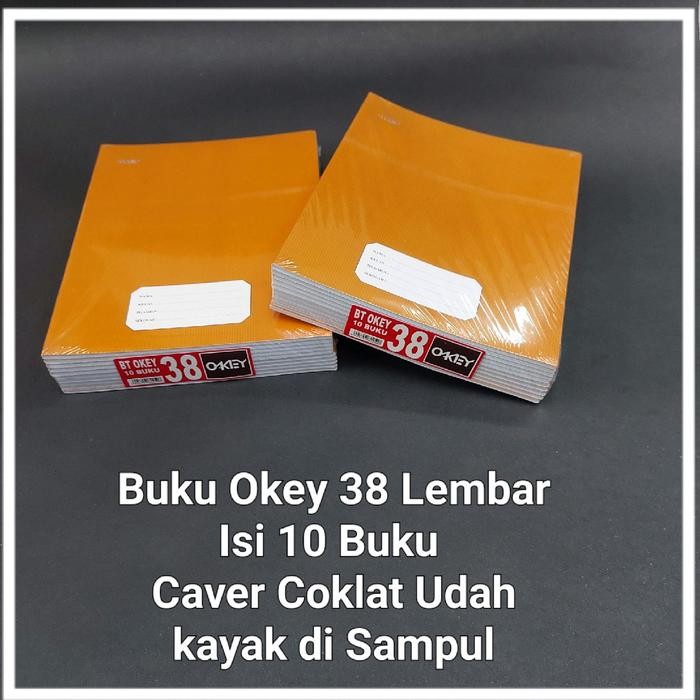

Terlaris- 1 Pak Buku Tulis Okey 38 Lembar Isi 10 Buku ( Ukuran Kwarto Paper Stationery ) Sekolah