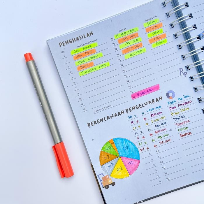 

Terlaris- Financial Planner / Financial Journal / Notebook Budget Planner