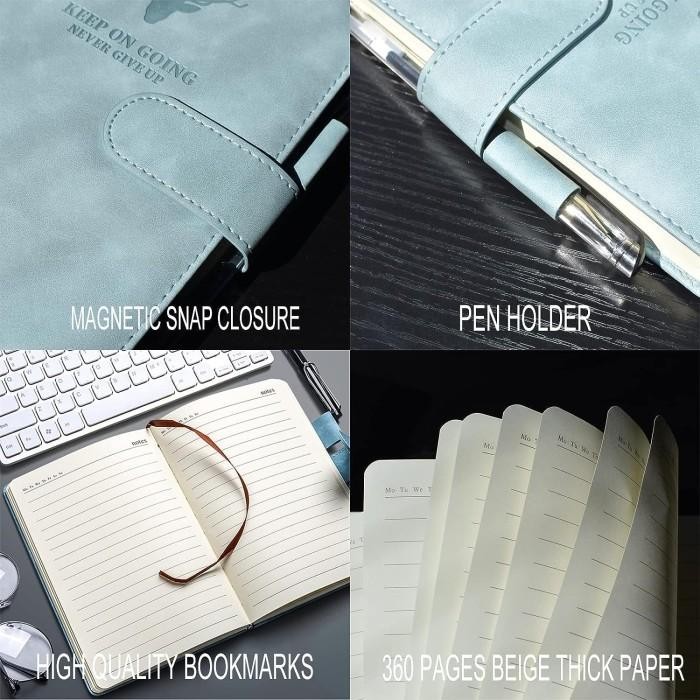 

Terlaris- A5 Buku Agenda Kulit Klip Magnet Buku Catatan Jurnal Harian Notebook