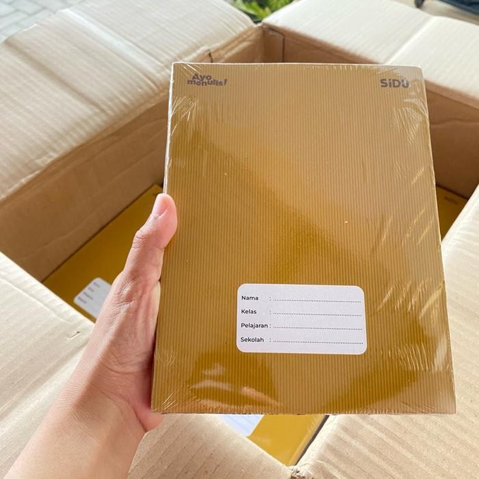 

Terlaris- Buku Tulis Sidu Kraft 40 Dan 60 / Pack Isi 10 Buku