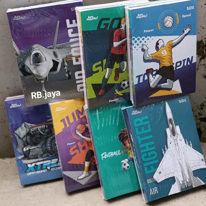 

Terlaris- 1 Pack Isi 10 Buku Tulis Sinar Dunia (Sidu) 38 Lembar / Buku Tulis Kwarto Motif Cewek