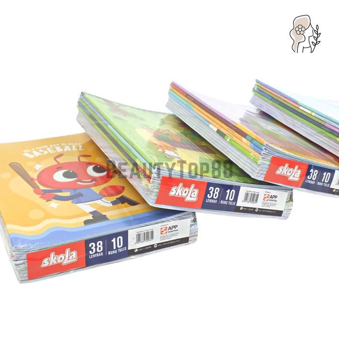 

Terlaris- Buku Tulis Skola 38 Lembar / Buku Sekolah Anak Bergaris Sinar Dunia